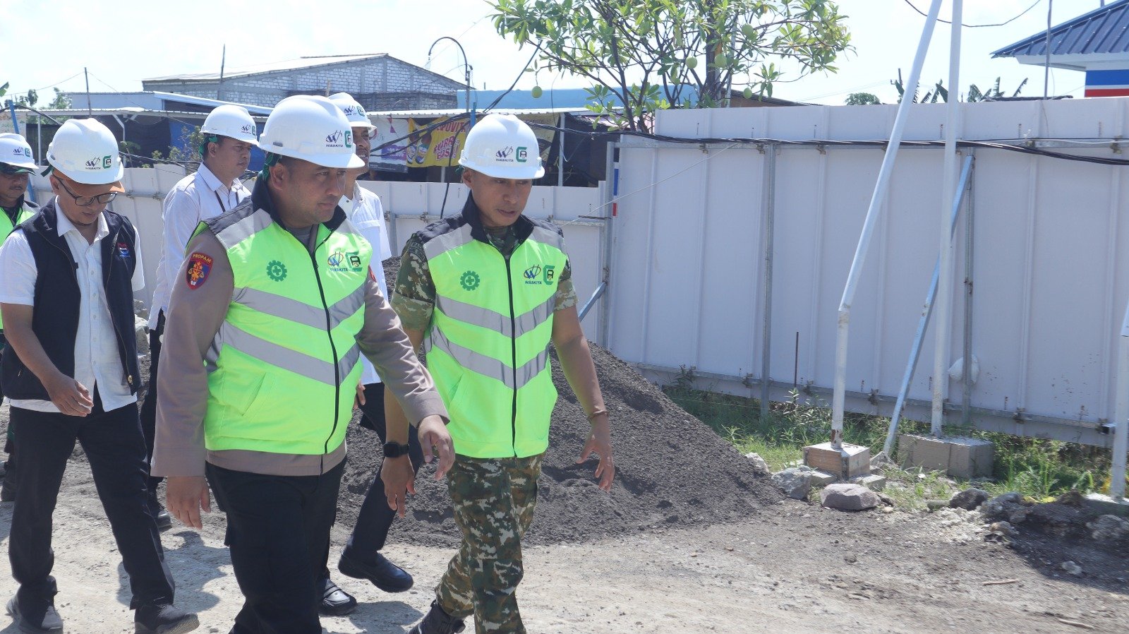 Kapolres Gresik Bersama Forkopimda Tinjau Progres Pembangunan Sekolah Rakyat di Sidayu