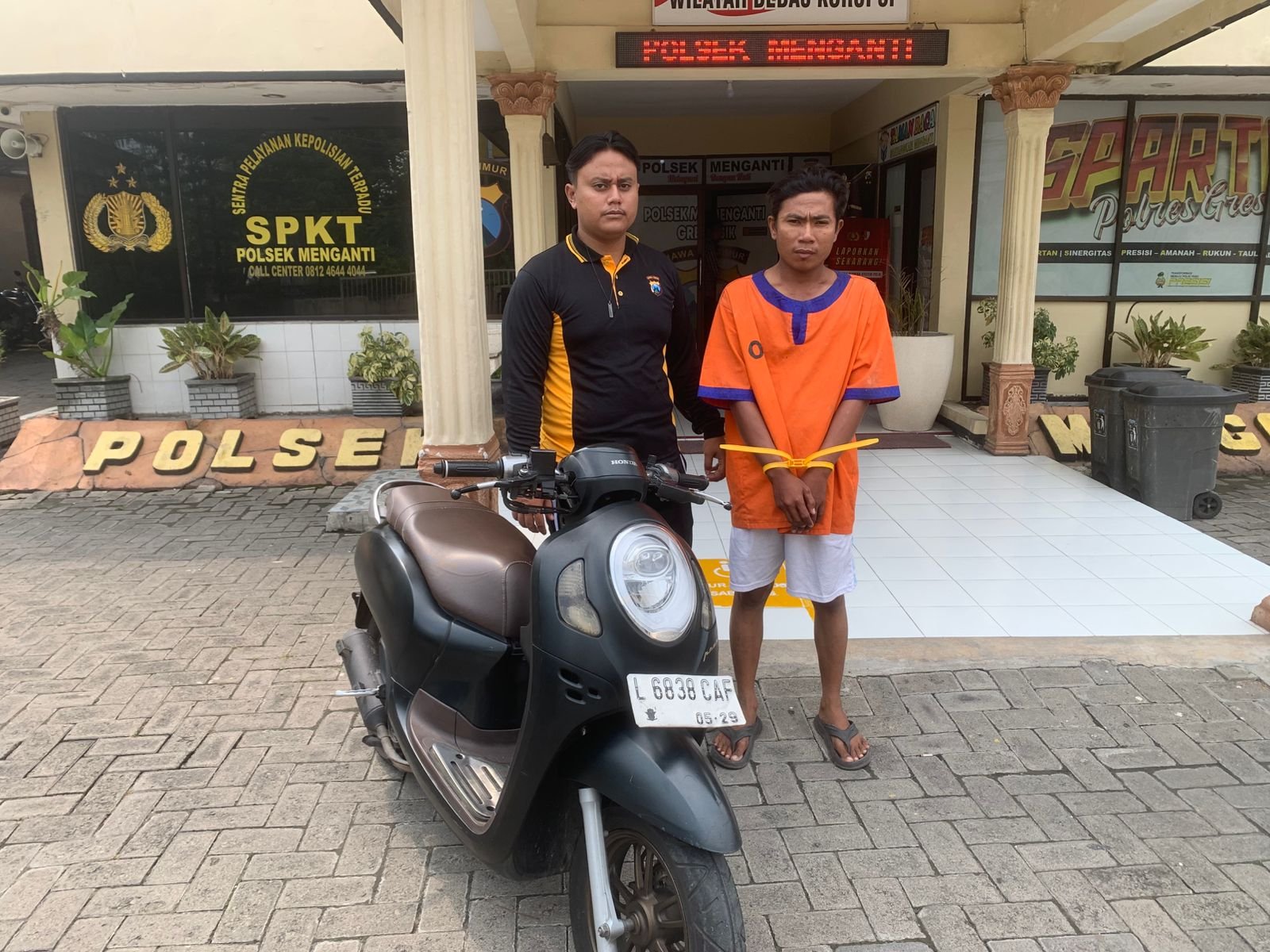 Polsek Menganti Bergerak Cepat, Pelaku Begal Driver Ojol Dibekuk Kurang dari 24 Jam