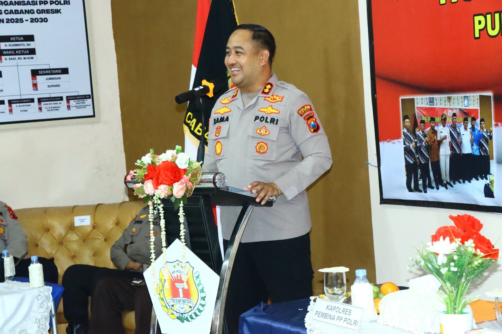 Purna Bhakti Bukan Akhir Pengabdian, Polres Gresik dan PP Polri Gelar Tasyakuran HUT ke-27