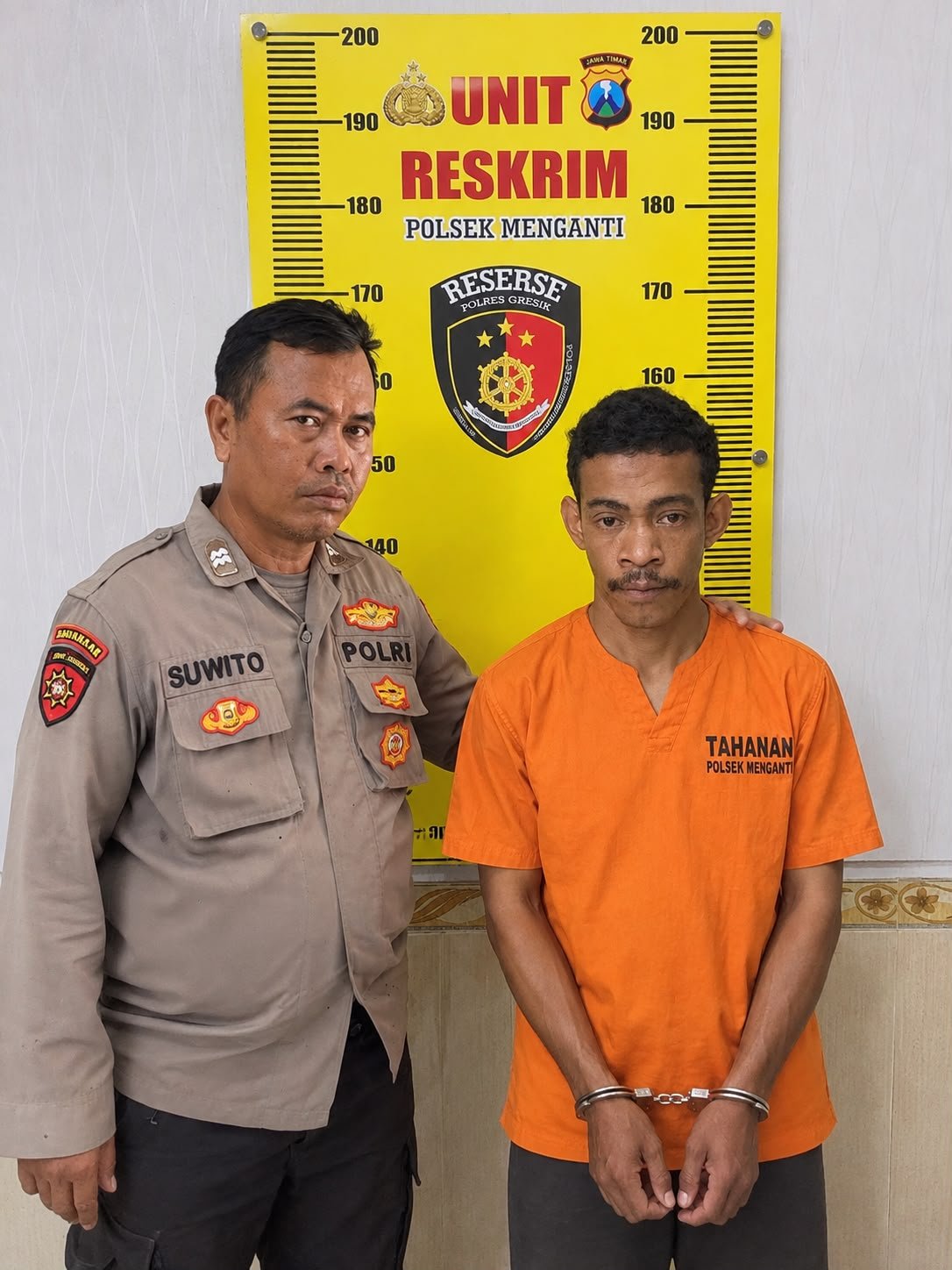 Polsek Menganti Ungkap Pencurian Rp 40 Juta di Toko Bangunan, Residivis Dibekuk di Lakarsantri