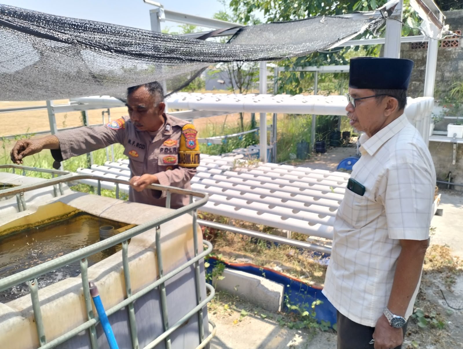 Langkah Nyata Polsek Manyar Jaga Ketahanan Pangan Berkelanjutan di Desa Suci